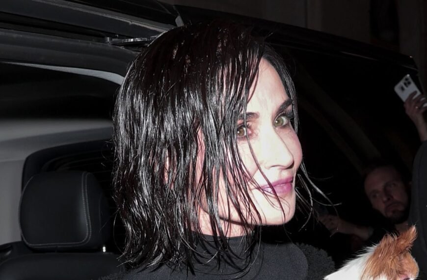 Demi Moore Stuns in All-Black Gucci Look Just After Her Bold Hair Change