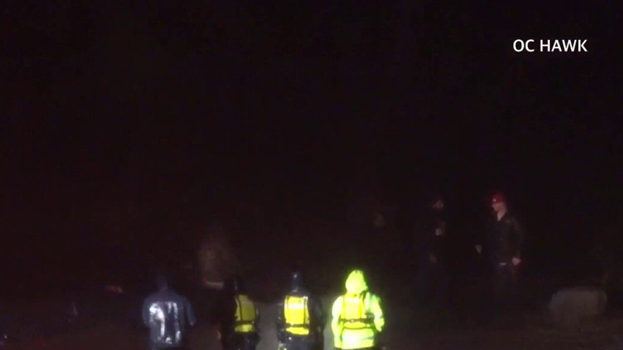 Driver Rescued After Getting Caught in Flooded Cajon Pass Road