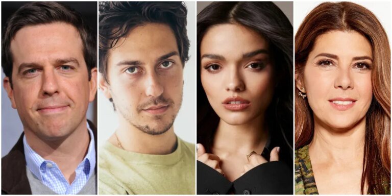 Ed Helms and Nat Wolff Team Up with Rachel Zegler and Marisa Tomei in She Gets It From Me