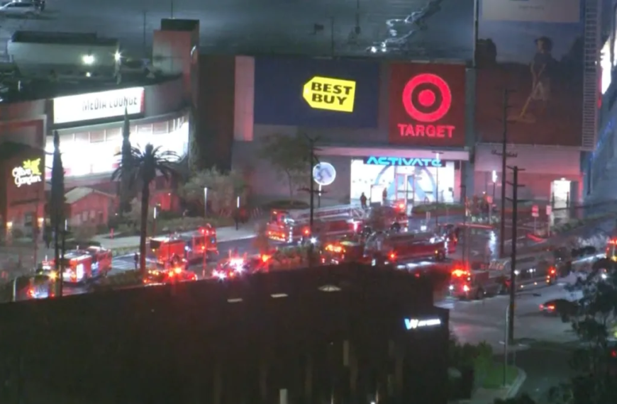 Evacuation at Westfield Culver City Mall Due to Fire Incident