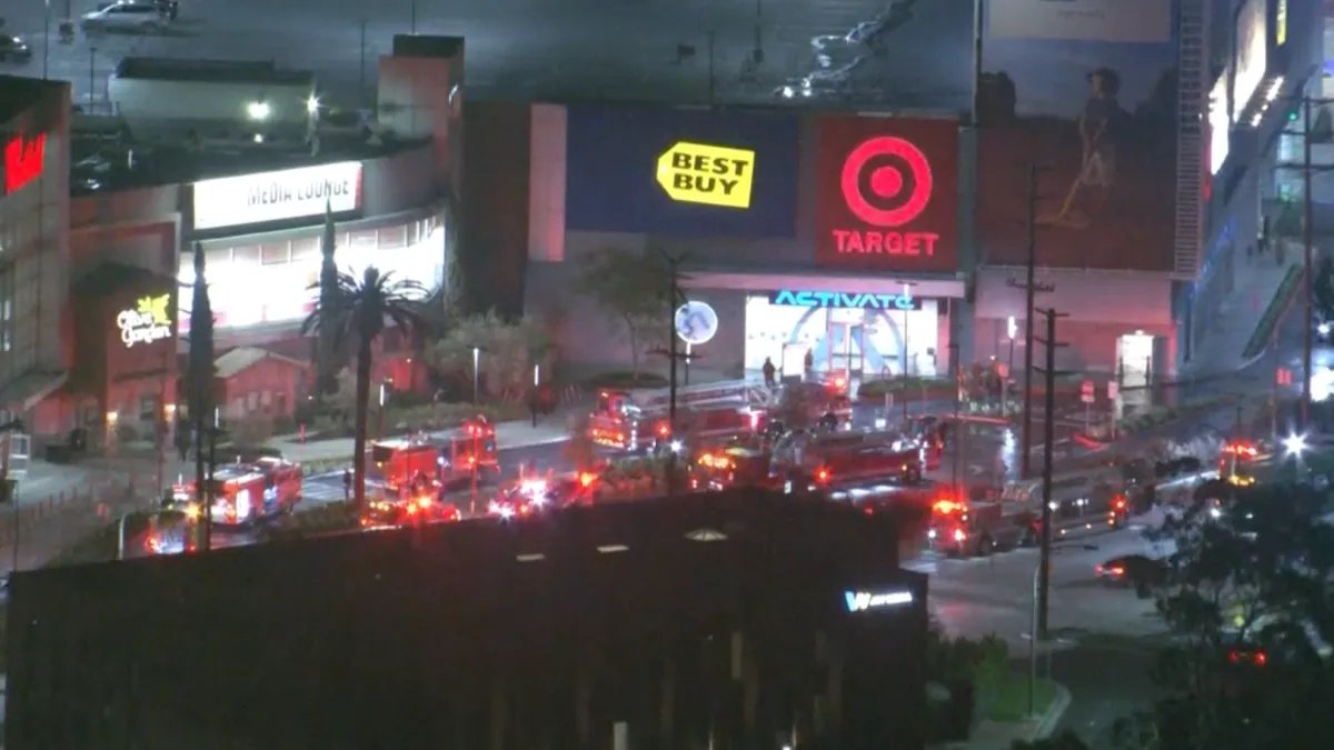 Evacuation at Westfield Culver City Mall Due to Fire Incident