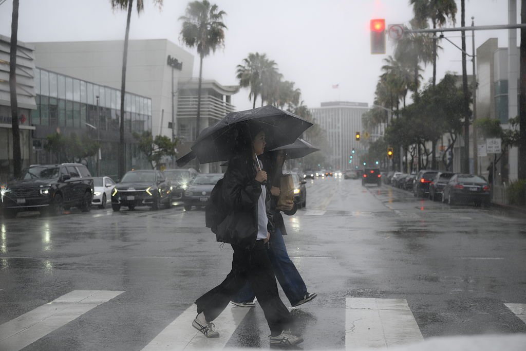 February 17 Rainfall Totals for Los Angeles