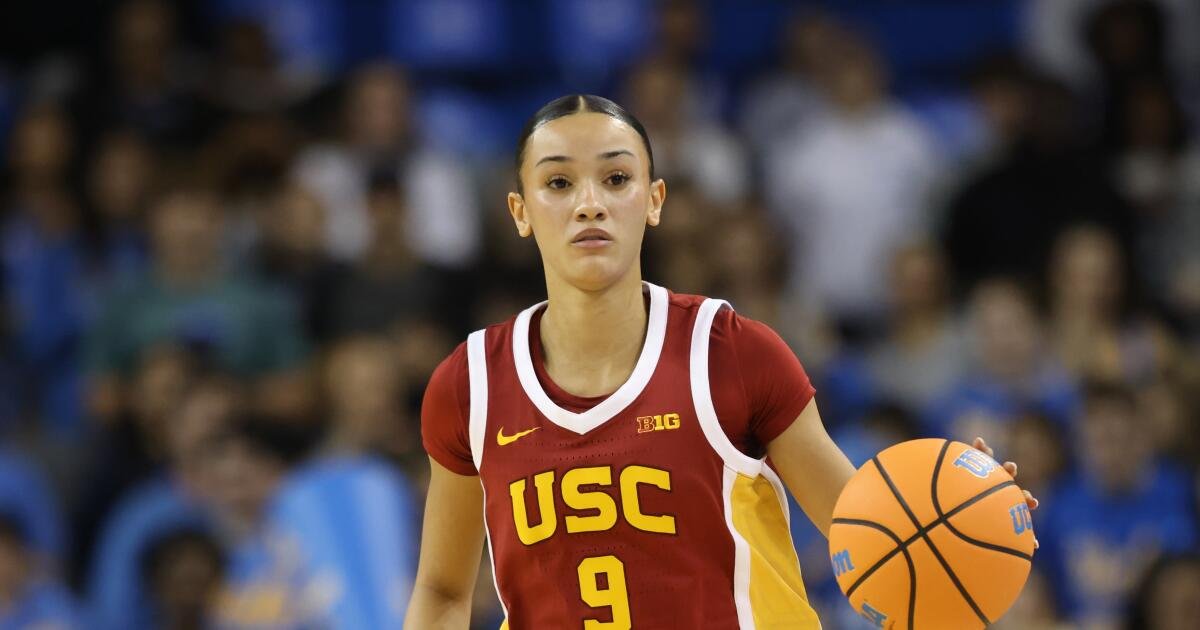 Freshman Star Jazzy Davidson Puts Up a Fight as USC Secures Sixth Consecutive Win