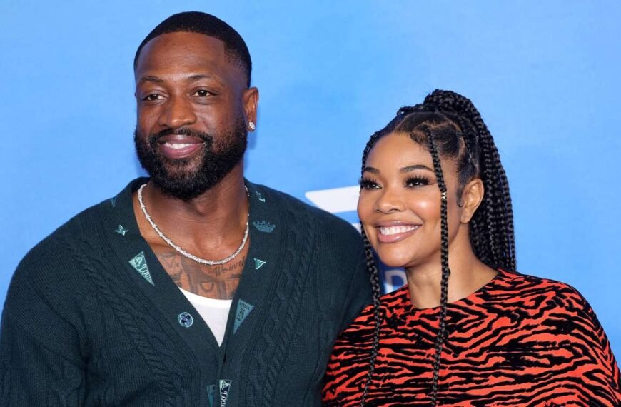 Gabrielle Union and Her Lookalike Daughter Kaavia Share a Sweet Moment in Matching Red Carpet Dresses