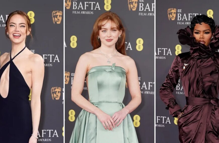 Glamorous Fashion Highlights from the 2026 BAFTA Awards: Featuring Sadie Sink and Emma Stone in Stunning Custom Couture