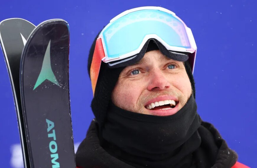Gus Kenworthy, Winter Olympics Skier and 'American Horror Story' Star, Makes a Bold Statement in the Snow