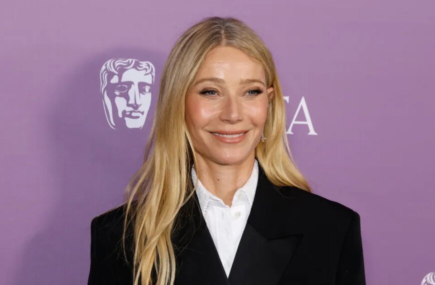 Gwyneth Paltrow’s Satin Midi Skirt: A Beautiful Choice for Spring Fashion