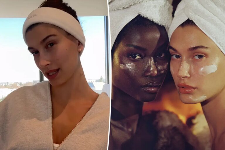 Hailey Bieber Introduces a Unique Rhode Sculpting Mask That’s Made a Difference for Her