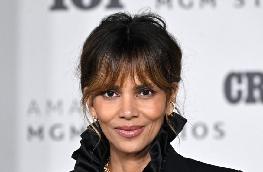 Halle Berry Celebrates Valentine's Day in a Cozy Sweater and Heels Just a Week After Her Engagement Announcement