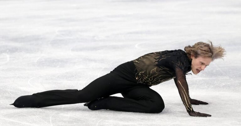 Ilia Malinin Faces Challenge with Eighth Place Finish in Olympic Figure Skating