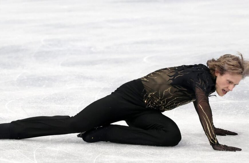 Ilia Malinin Faces Challenge with Eighth Place Finish in Olympic Figure Skating