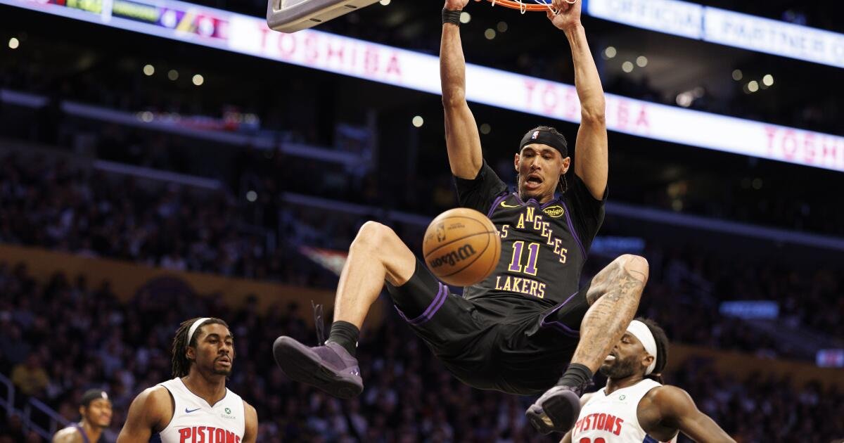 Jaxson Hayes of the Lakers is Set to Join the Slam Dunk Contest
