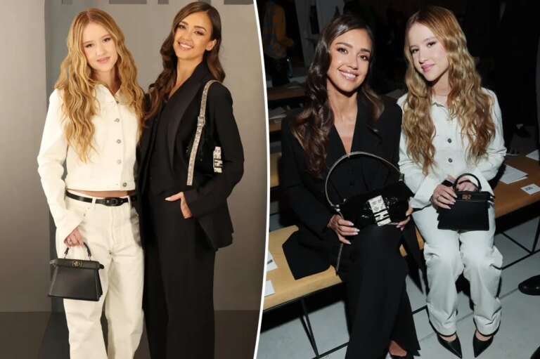 Jessica Alba and Daughter Haven Enjoy a Special Date Night at Fendi During Milan Fashion Week