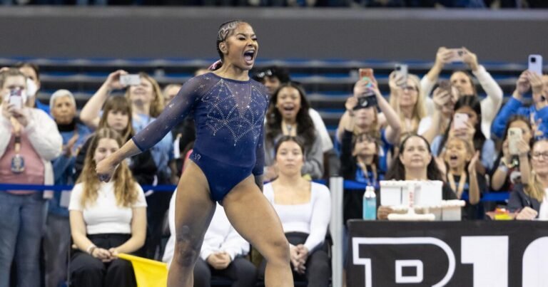 Jordan Chiles Achieves Another Perfect 10 as No. 4 UCLA Tops No. 9 Michigan