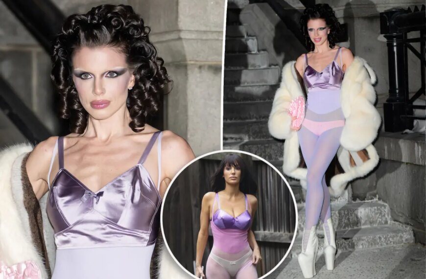 Julia Fox and Bianca Censori Rock the Same Lingerie Style Three Months Apart