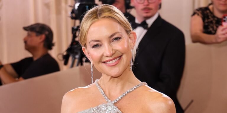 Kate Hudson Enjoys a Fun Winter Day in France in a Bright Yellow Bikini