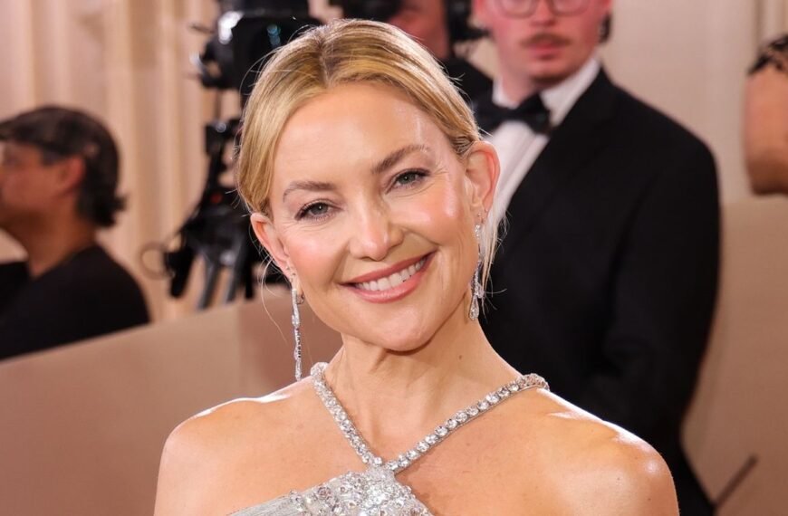 Kate Hudson Enjoys a Fun Winter Day in France in a Bright Yellow Bikini