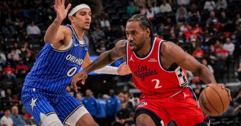 Kawhi Leonard Scores 37, But Clippers Lose to the Magic