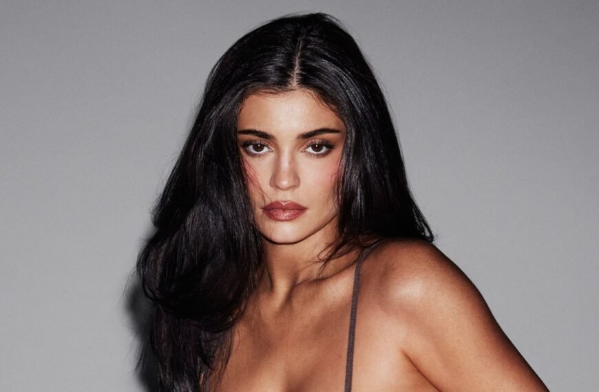 Kylie Jenner Showcases Stunning Plunging Skims Bralette and Thong Looks at the Parade
