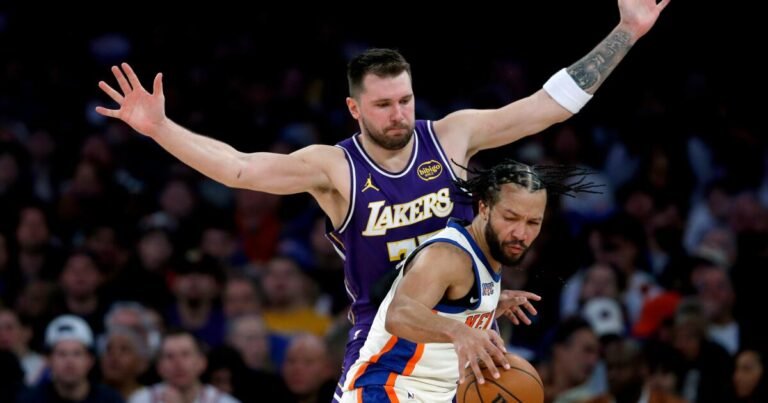 Lakers Lose to Knicks on the Anniversary of Acquiring Luka Doncic