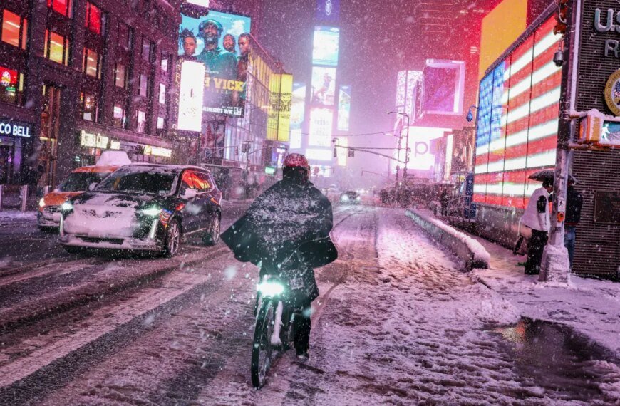 Late-Night Hosts Keep the Laughs Coming in NYC Blizzard with Colbert, Fallon, Meyers, and Stewart