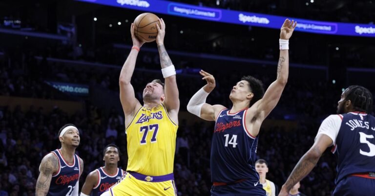 Luka Doncic Leads the Lakers to Victory Over the Clippers as Kawhi Leonard Exits Early