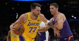 Luka Doncic Scores 41, But Lakers Fall Short Against Suns in Final Moments