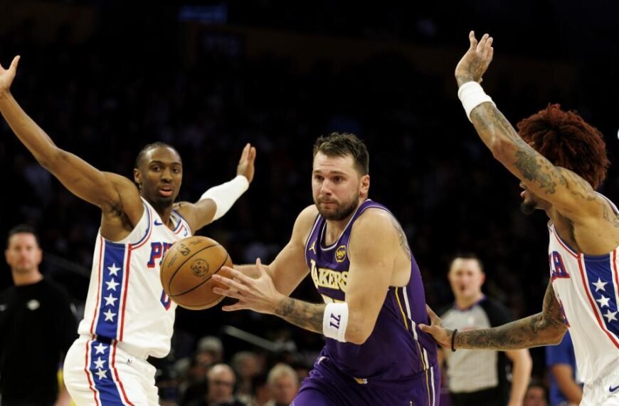 Luka Doncic's Injury Clouds Lakers' Victory Against the 76ers