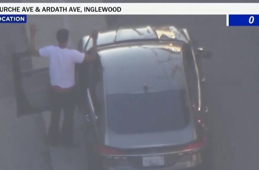Man in Custody Following Police Chase in Inglewood