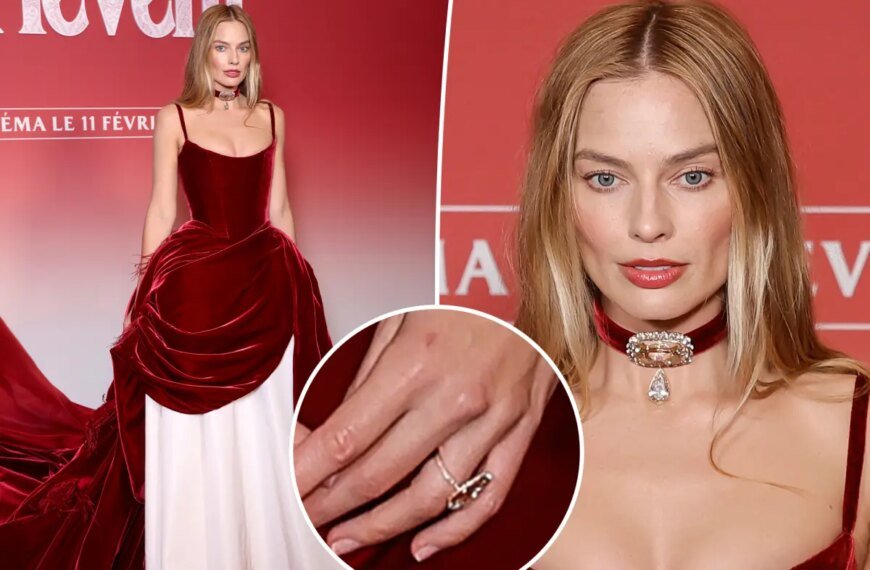 Margot Robbie Shines in Stunning 100-Carat ‘Nude’ Diamonds at the Paris Premiere of ‘Wuthering Heights’