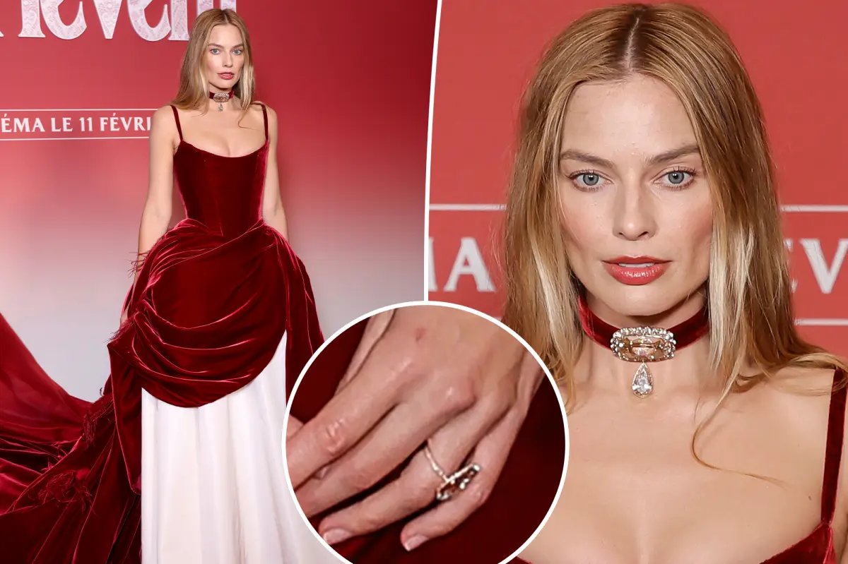Margot Robbie Shines in Stunning 100-Carat ‘Nude’ Diamonds at the Paris Premiere of ‘Wuthering Heights’
