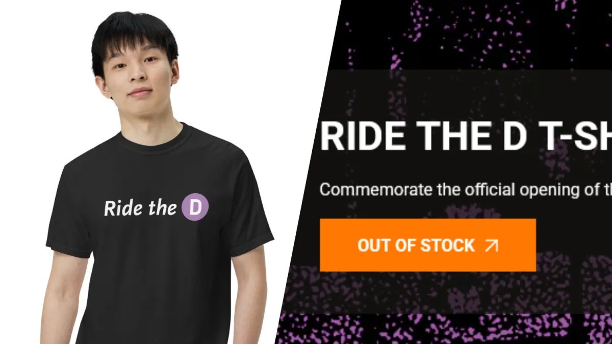 Metro's Popular 'Ride the D' T-Shirts Back in Stock for Upcoming Transit Celebration