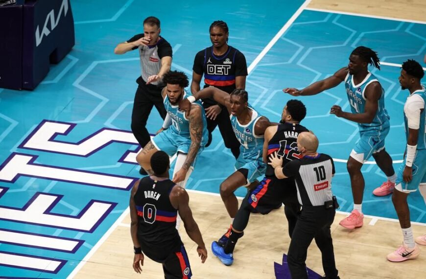 NBA Suspends Isaiah Stewart and Three Others Following Pistons-Hornets Altercation