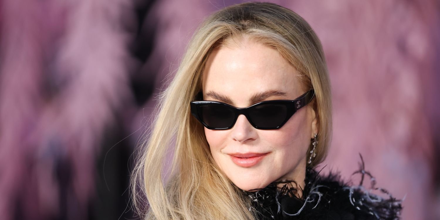 Nicole Kidman Stuns in a Fishnet Bodysuit with Playful Red Pigtails