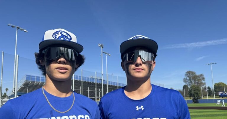 Norco Players Dylan Seward and Jordan Ayala Shine in 9-0 Baseball/Softball Victory