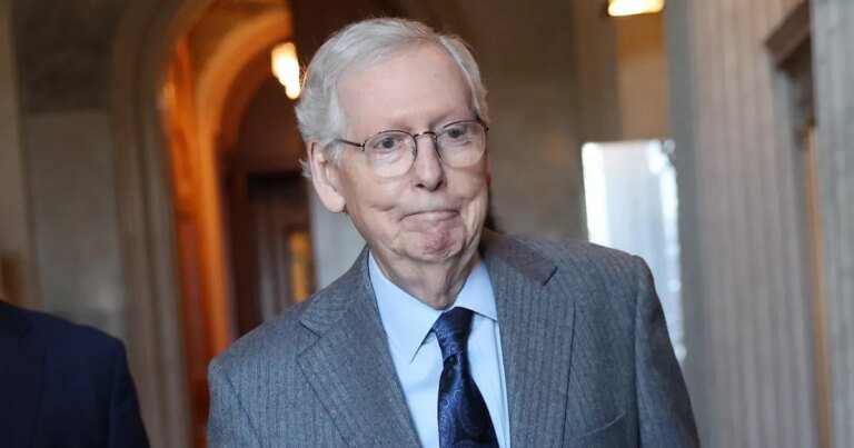 Republican Senator Mitch McConnell, 83, Admitted to Hospital Due to Flu-Like Symptoms, Says Representative