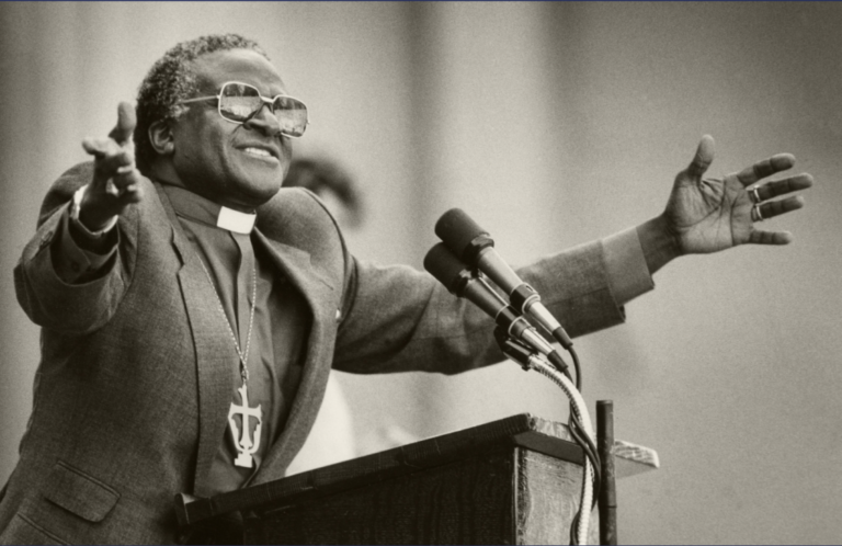 Sam Pollard Discusses Archbishop Tutu’s Legacy in Ending Apartheid and His Take on Trump’s Claims About South African Issues