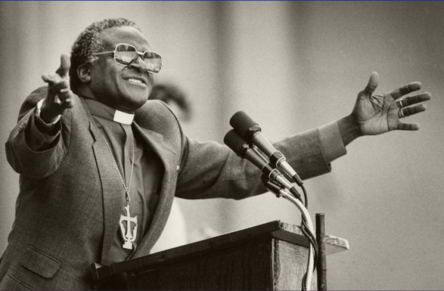 Sam Pollard Discusses Archbishop Tutu’s Legacy in Ending Apartheid and His Take on Trump’s Claims About South African Issues