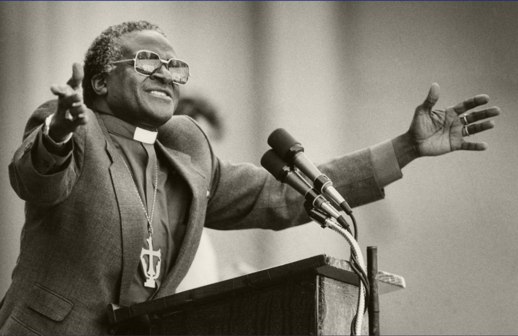 Sam Pollard Discusses Archbishop Tutu’s Legacy in Ending Apartheid and His Take on Trump’s Claims About South African Issues