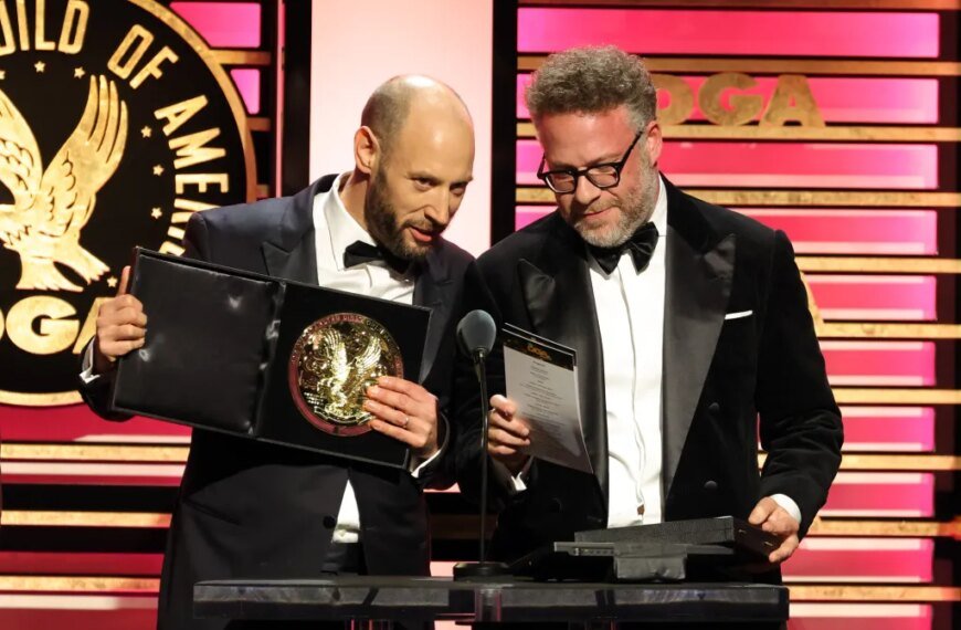 Seth Rogen and Evan Goldberg Share Heartfelt Memories of Catherine O’Hara at the DGA Awards