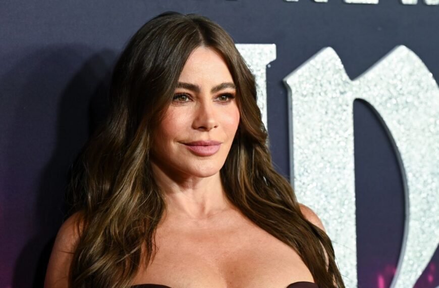 Sofía Vergara Dazzles in a Sheer Black Lace Minidress That Feels Like Lingerie