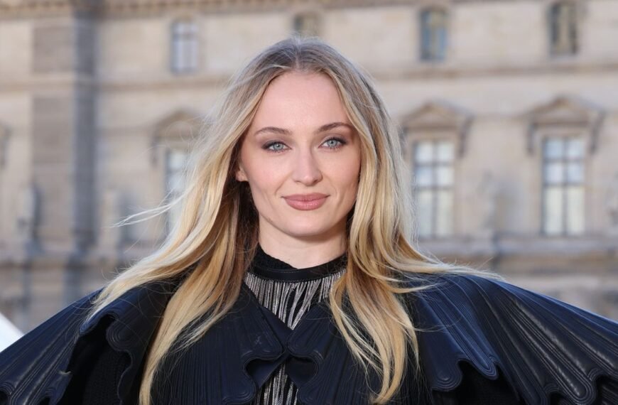 Sophie Turner Celebrates 30 with a Bold New Look and Unique Chain Dress