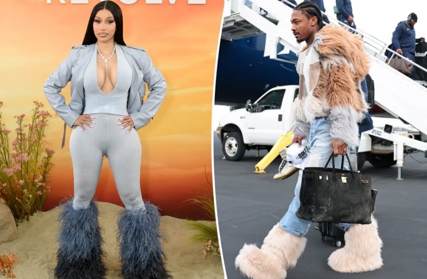 Stefon Diggs Seen in Stylish Birkin Bag and Fur Boots Before Super Bowl 2026: Is He Channeling Cardi B?