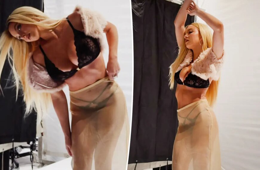 Sydney Sweeney Models Beautiful Lingerie from Her New Collection