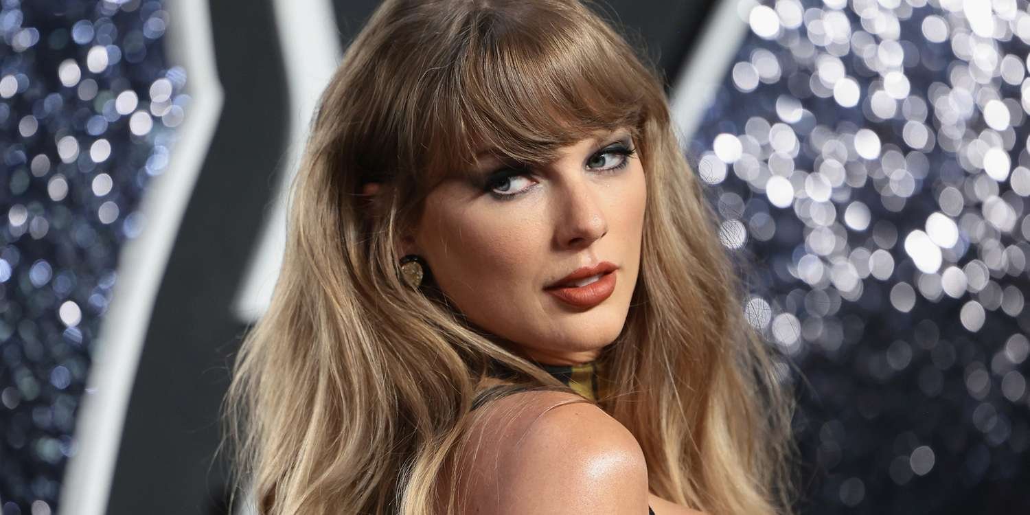 Taylor Swift Stuns in a Bedazzled Bodysuit with a Keyhole Cutout