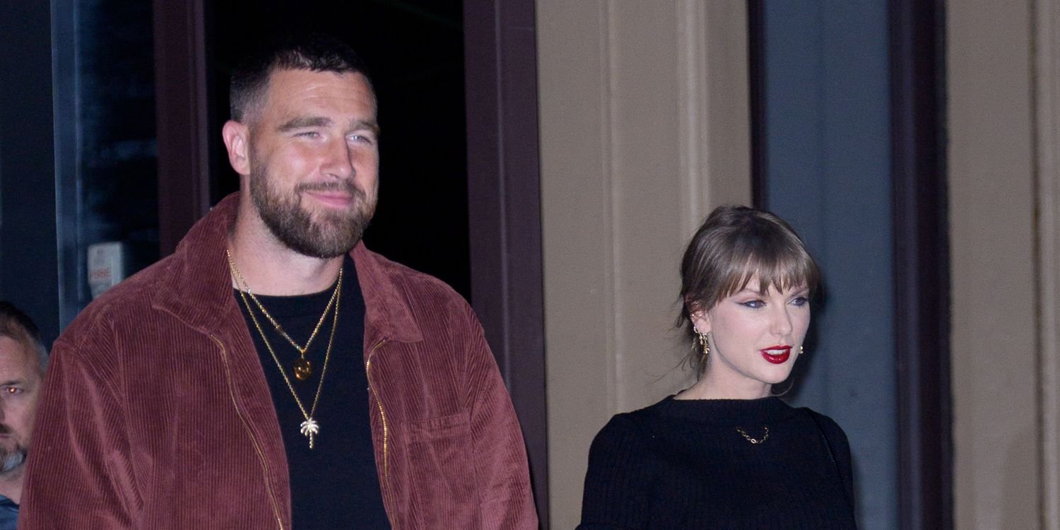 Travis Kelce Shares a Laugh About Taylor Swift During "New Heights" Podcast Incident