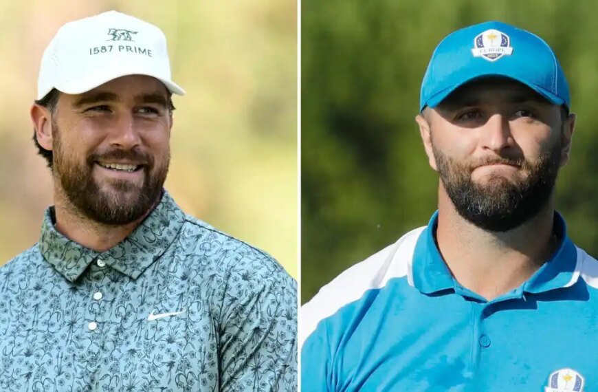 Travis Kelce and Scottie Scheffler Share a Special Moment with Make-a-Wish Recipient at Celebrity Golf Event