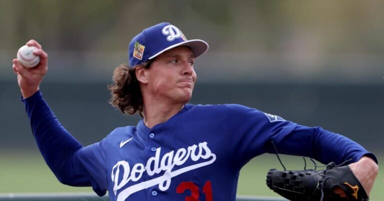 Tyler Glasnow Keeps It Simple in His First Spring Start for the Dodgers