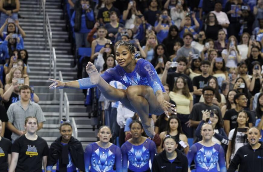 UCLA Gymnastics Shines on Floor Exercise with Amazing Performances