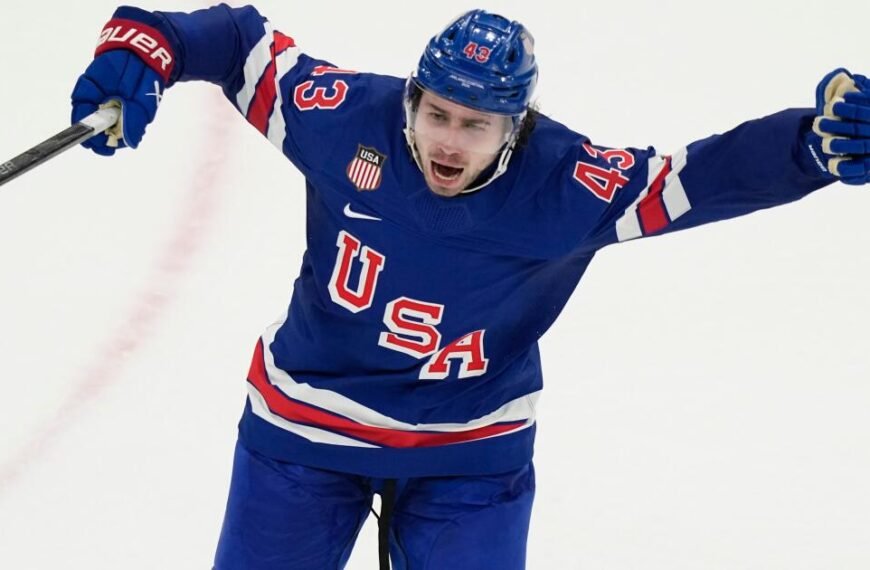 U.S. Men's Hockey Team Tops Sweden in Overtime to Reach Olympic Semifinals